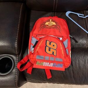 Red Cars Themed Backpack